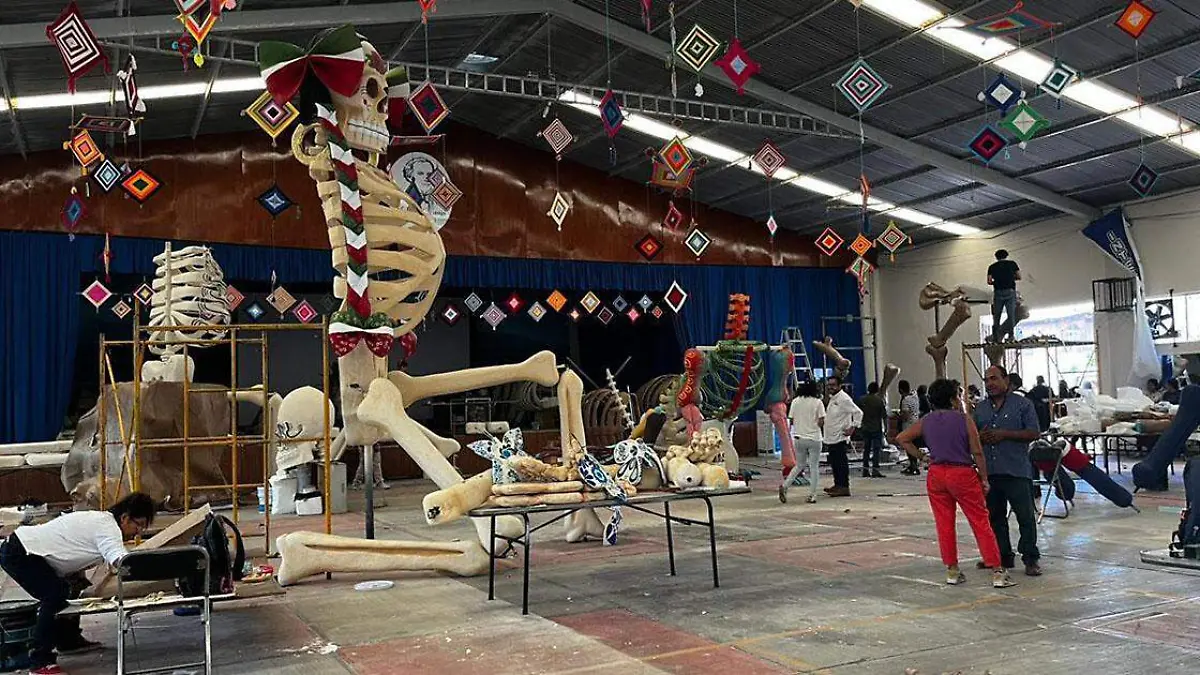 Iguras que serán expuestas en el tradicional Valle de Catrinas del municipio de Atlixco